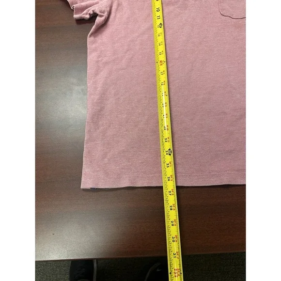 Banana Republic Polo Shirt Mens Size XL Solid Preppy Golf Cotton Casual FLAW - Picture 5 of 7